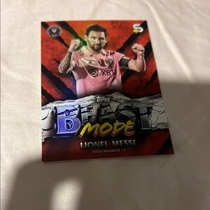 Topps Beast Mode Card Lionel Messi